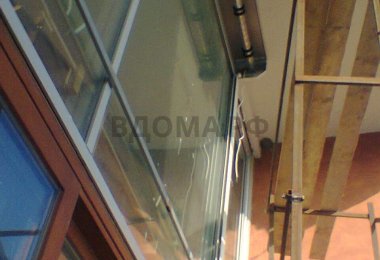 Монтаж роллет на двенадцатом этаже новостройки в Гурзуфе